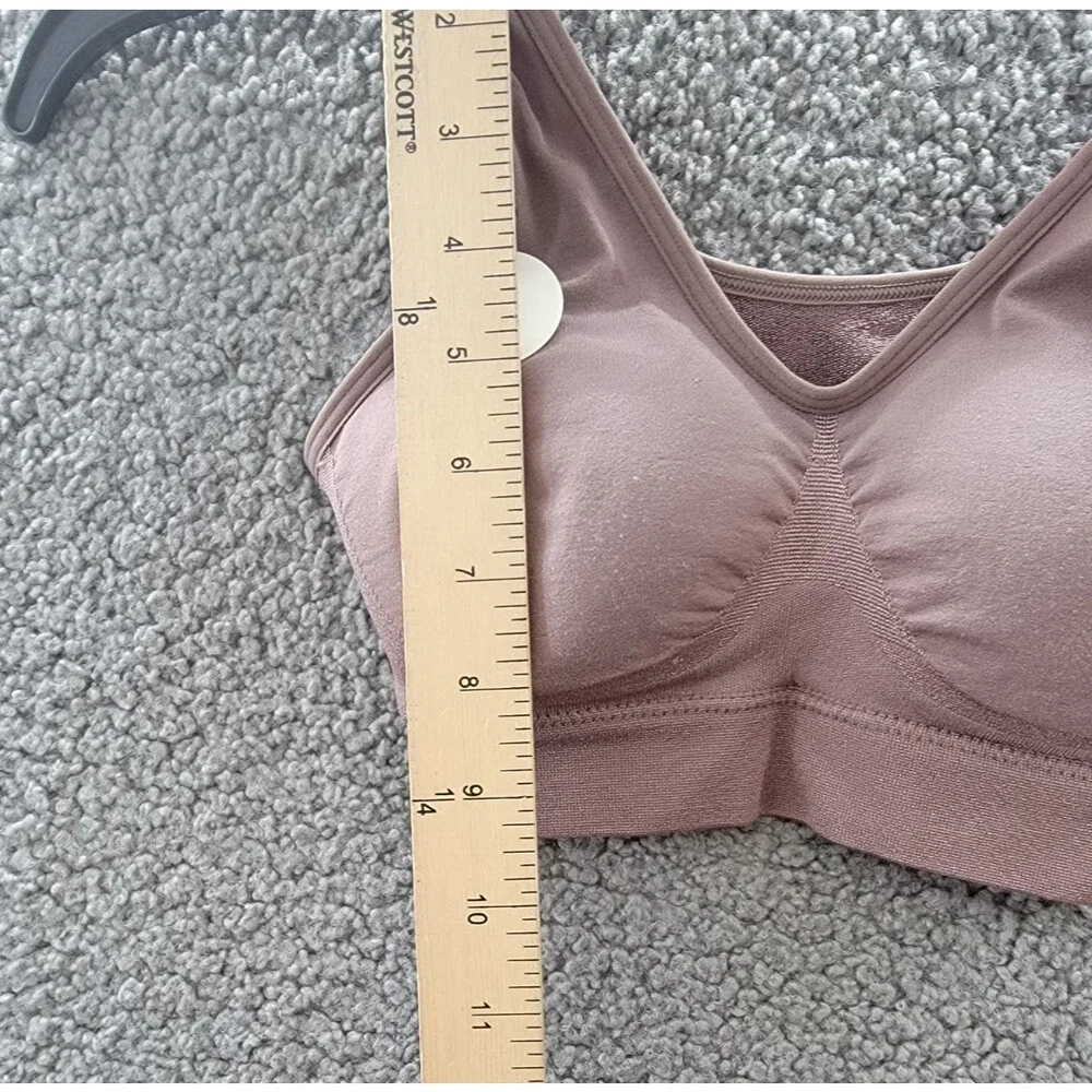 Wacoal B-Smooth Wirefree Removable Pads Bralette Women's 32 Taupe Pullover - Picture 7 of 14